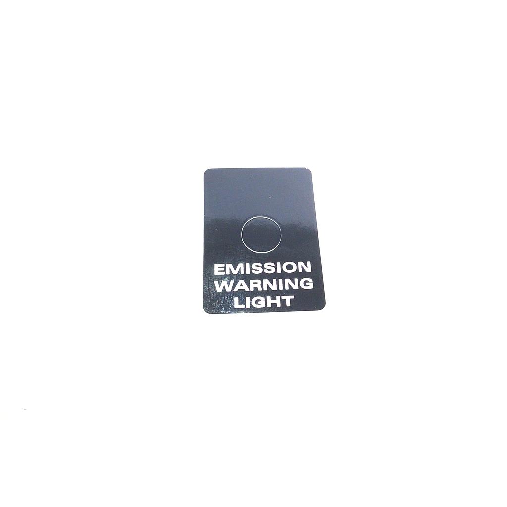 PT-W1153 | Label Emissions WARNING LIGHT LABEL