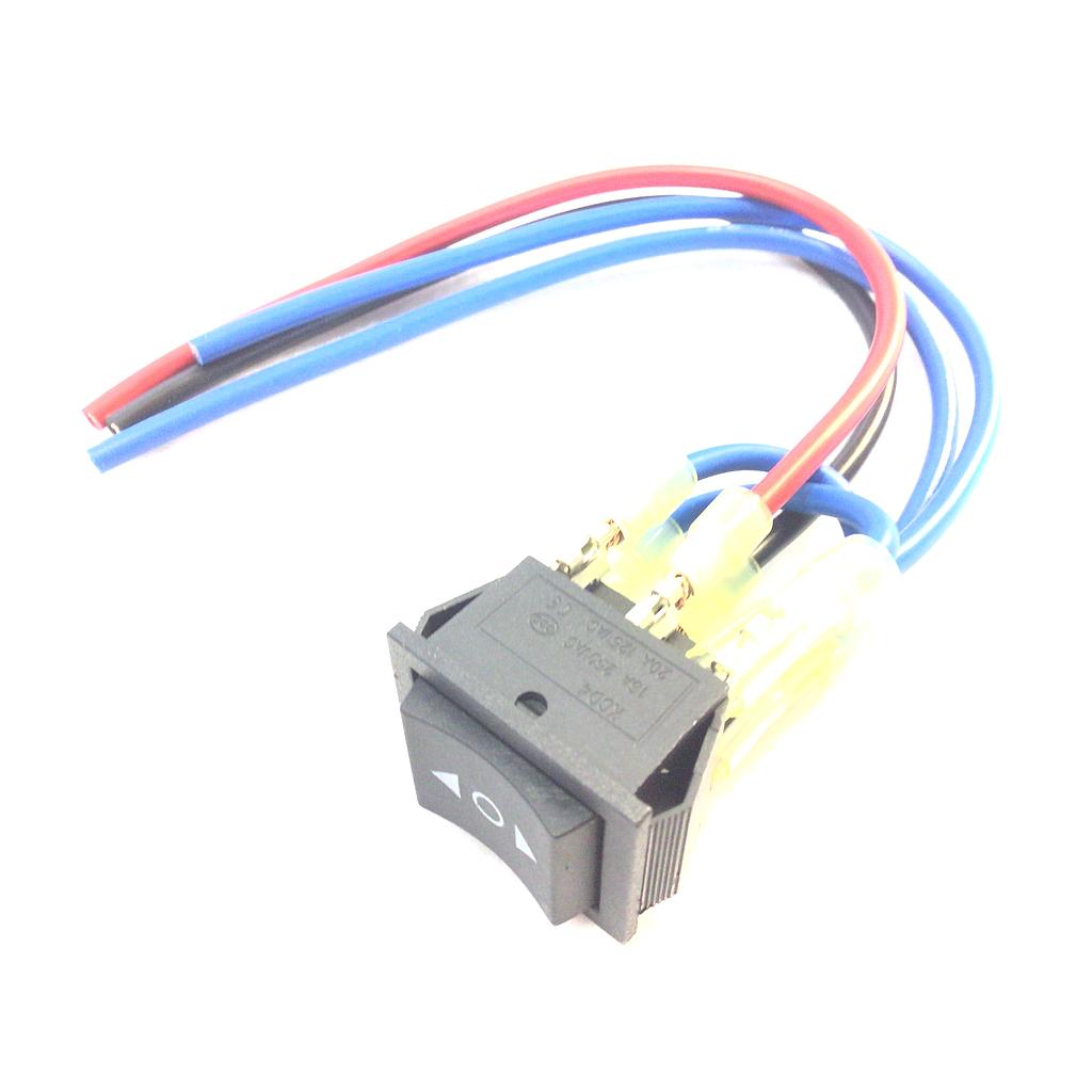 W11206 | Rocker Switch, Momentary On-Off-On, Reversible Polarity, KCD4