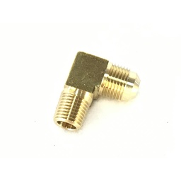 PT-F69571 | 90 Deg Elbow - 3/8 Male Flare x 1/4 MNPT Brass